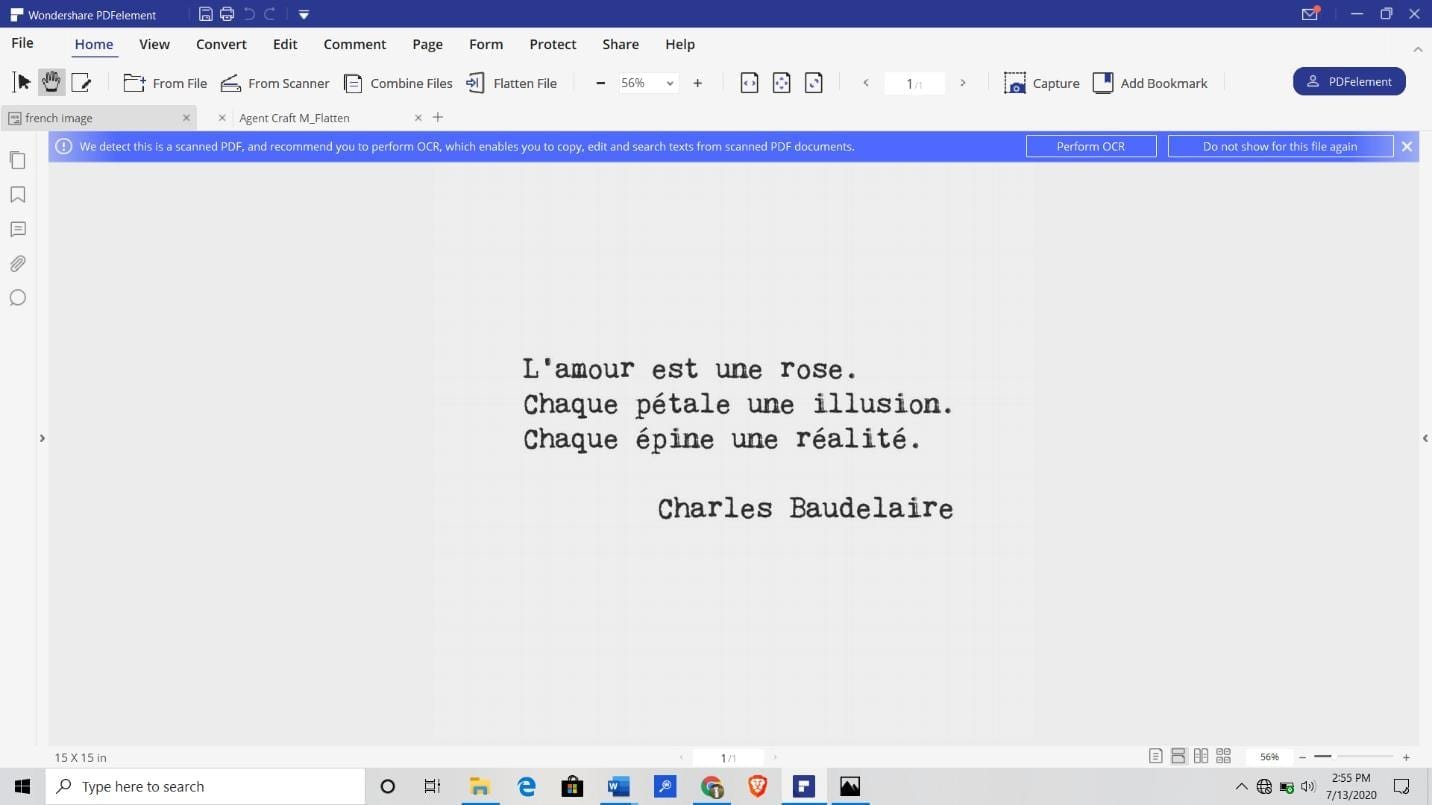 extract text from pdf image offline or online
