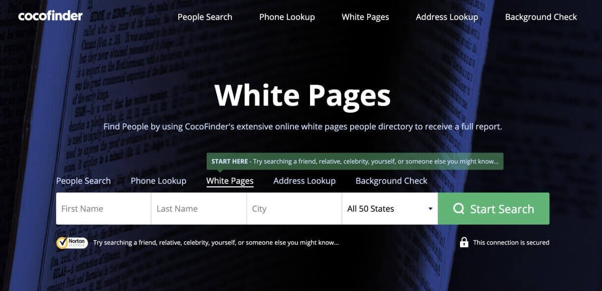 Cocofinder White Pages