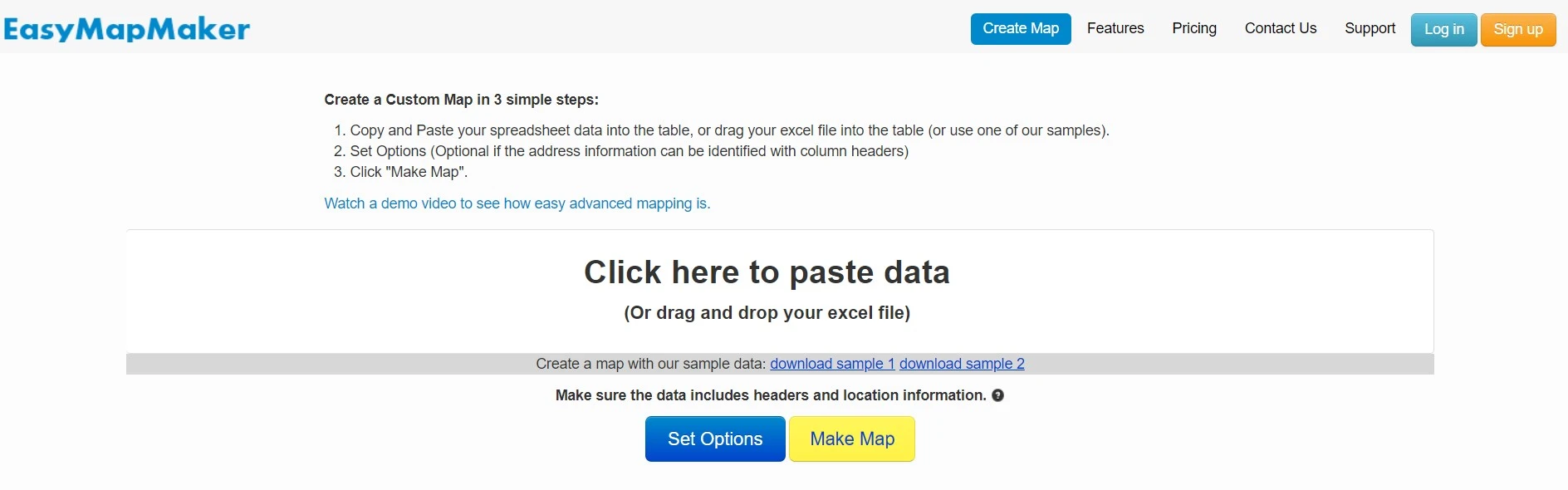 Easymapmaker Homepage