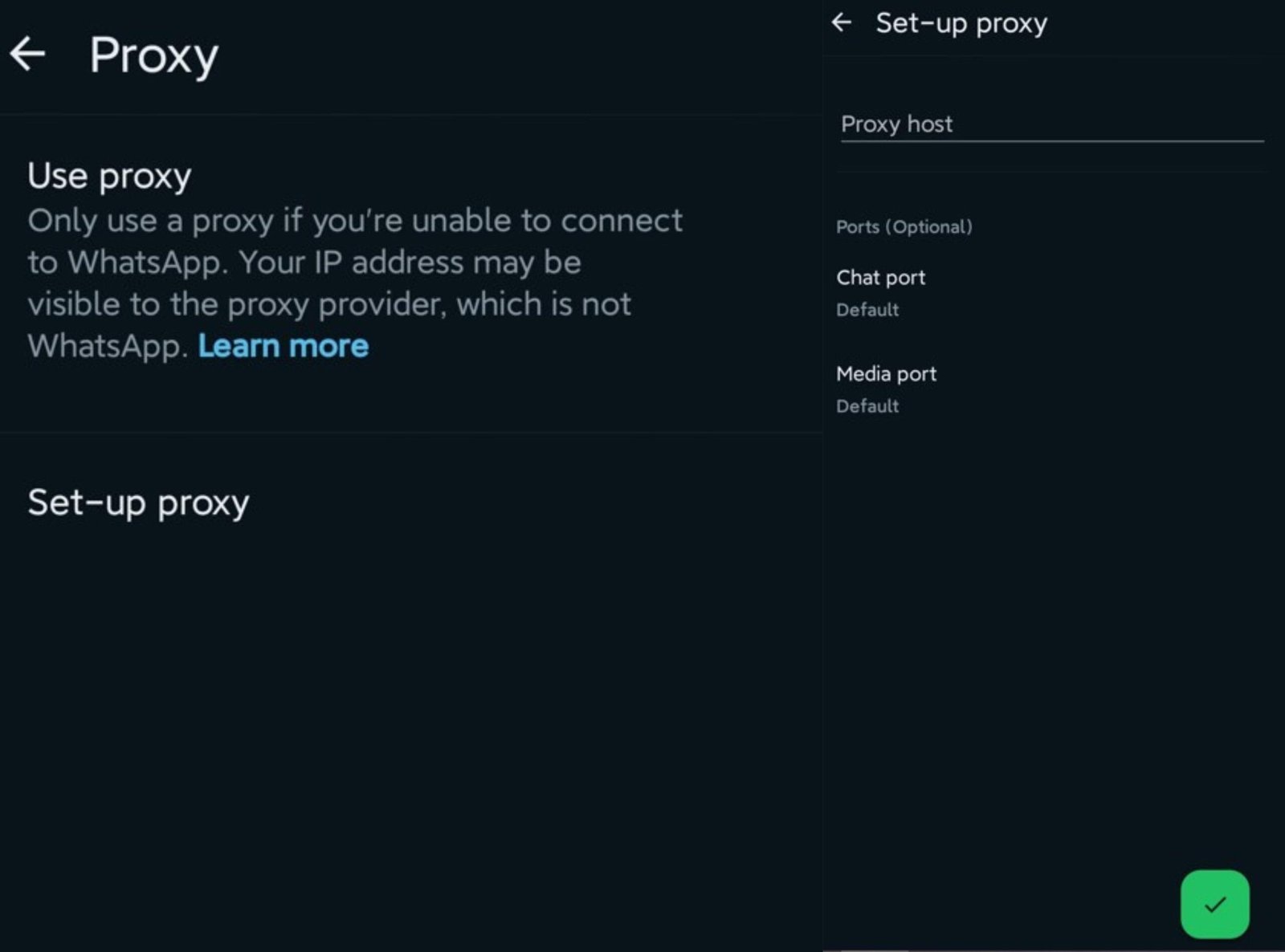 Input your choice from our free WhatsApp proxy list
