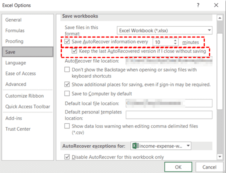 4DDiG Data Recovery Settings