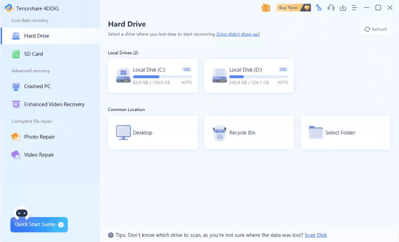 4DDiG Data Recovery