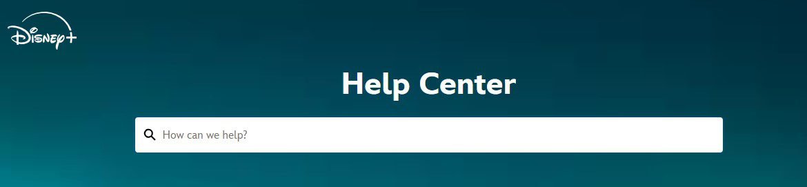 Disney Plus help center